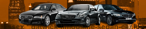 Private transfer from Essex to Gatwick with Sedan Limousine