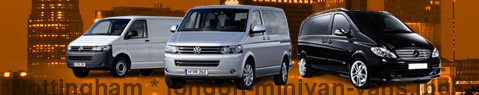 Private transfer from Nottingham to London with Minivan