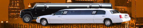 Private transfer from Nottingham to London with Stretch Limousine (Limo)