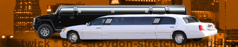 Private transfer from Gatwick to Croydon with Stretch Limousine (Limo)
