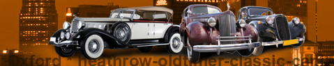 Private transfer from Oxford to Heathrow with Vintage/classic car