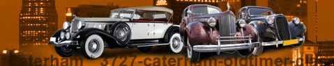 Vintage car Caterham | classic car hire | Limousine Center UK