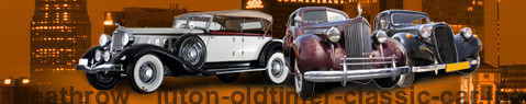 Private transfer from Heathrow to Luton with Vintage/classic car