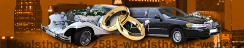 Voiture de mariage Woolsthorpe | Limousine de mariage | Limousine Center UK
