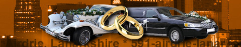 Voiture de mariage Airdrie, Lanarkshire | Limousine de mariage | Limousine Center UK