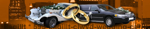 Voiture de mariage Bagillt, Clwyd | Limousine de mariage | Limousine Center UK