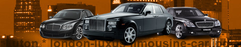 Private transfer from Luton to London with Luxury limousine