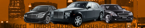 Private transfer from Oxford to Luton with Luxury limousine