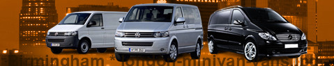 Private transfer from Birmingham to London with Minivan