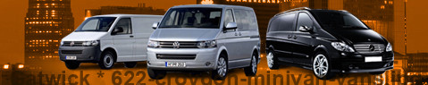 Private transfer from Gatwick to Croydon with Minivan