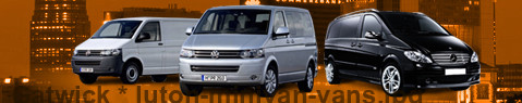 Private transfer from Gatwick to Luton with Minivan