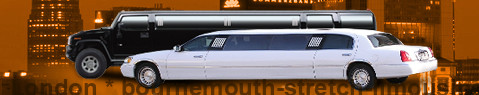 Transfert privé de London à Bournemouth avec Stretch Limousine