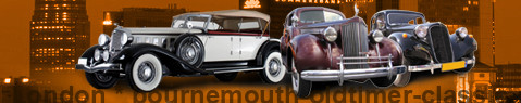 Private transfer from London to Bournemouth with Vintage/classic car